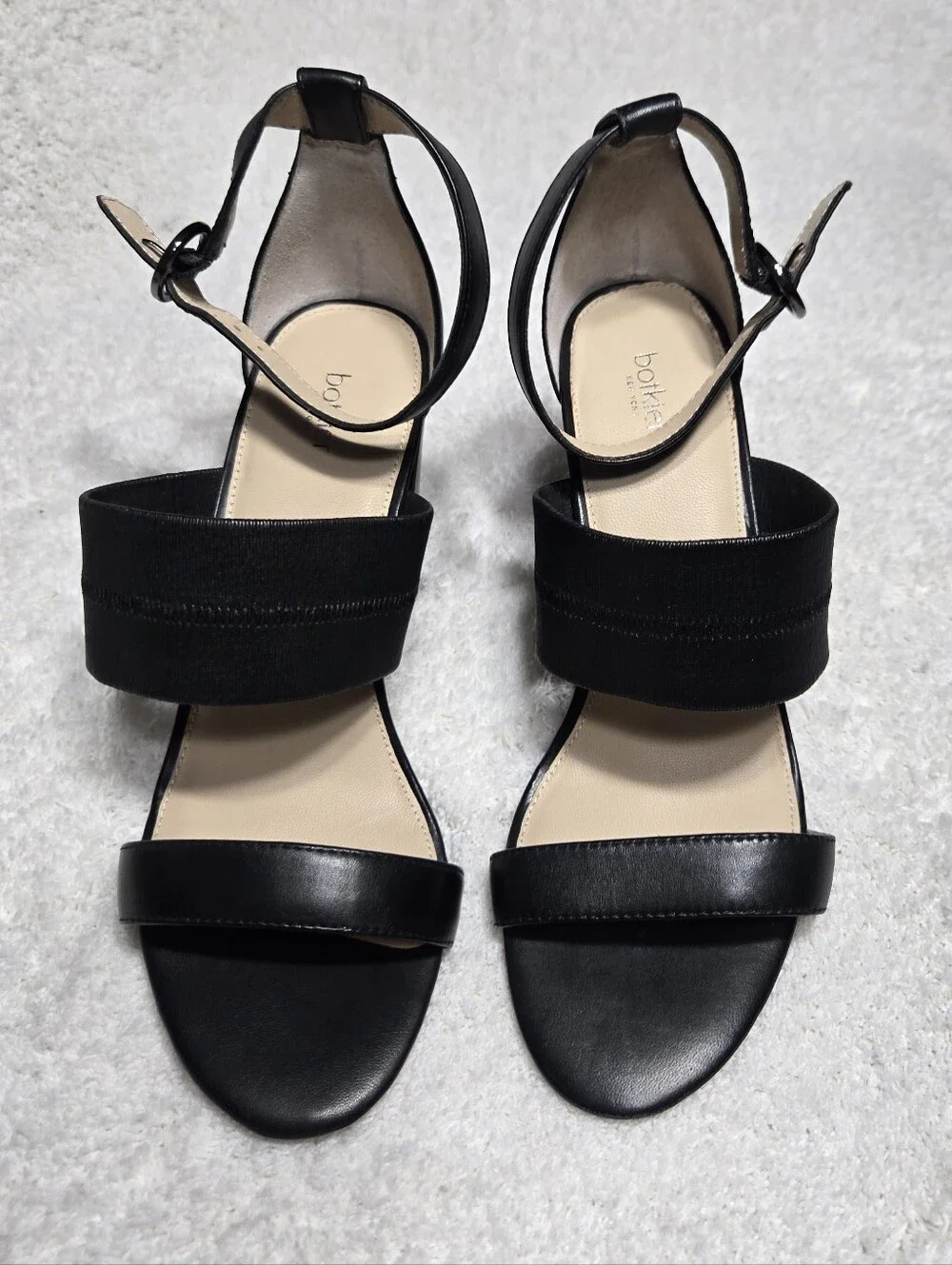 Botkier New York Gisella Black Ankle Strap Sandal Sz 9 Like New